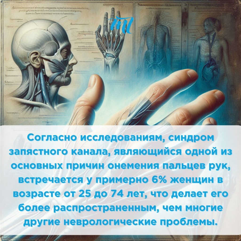 Онемение пальцев рук