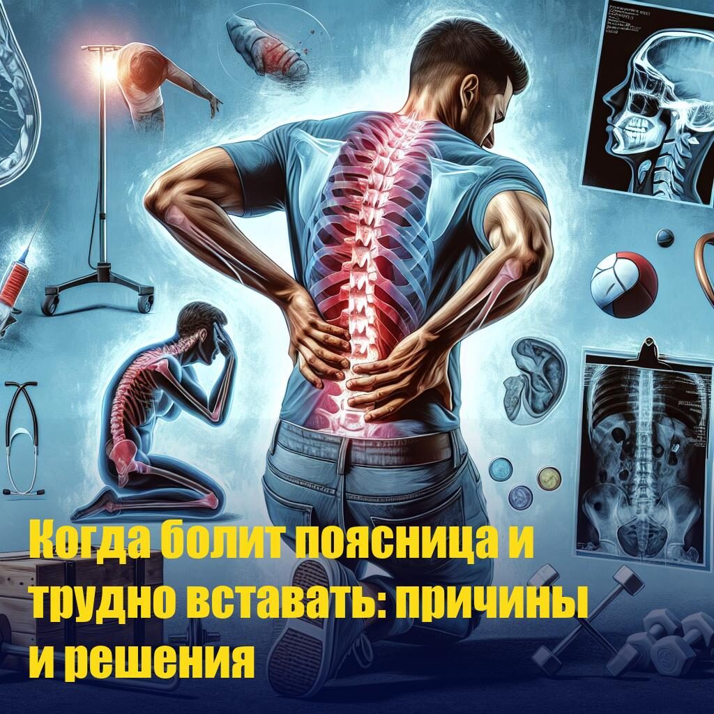 Когда болит поясница и трудно вставать: причины и решения