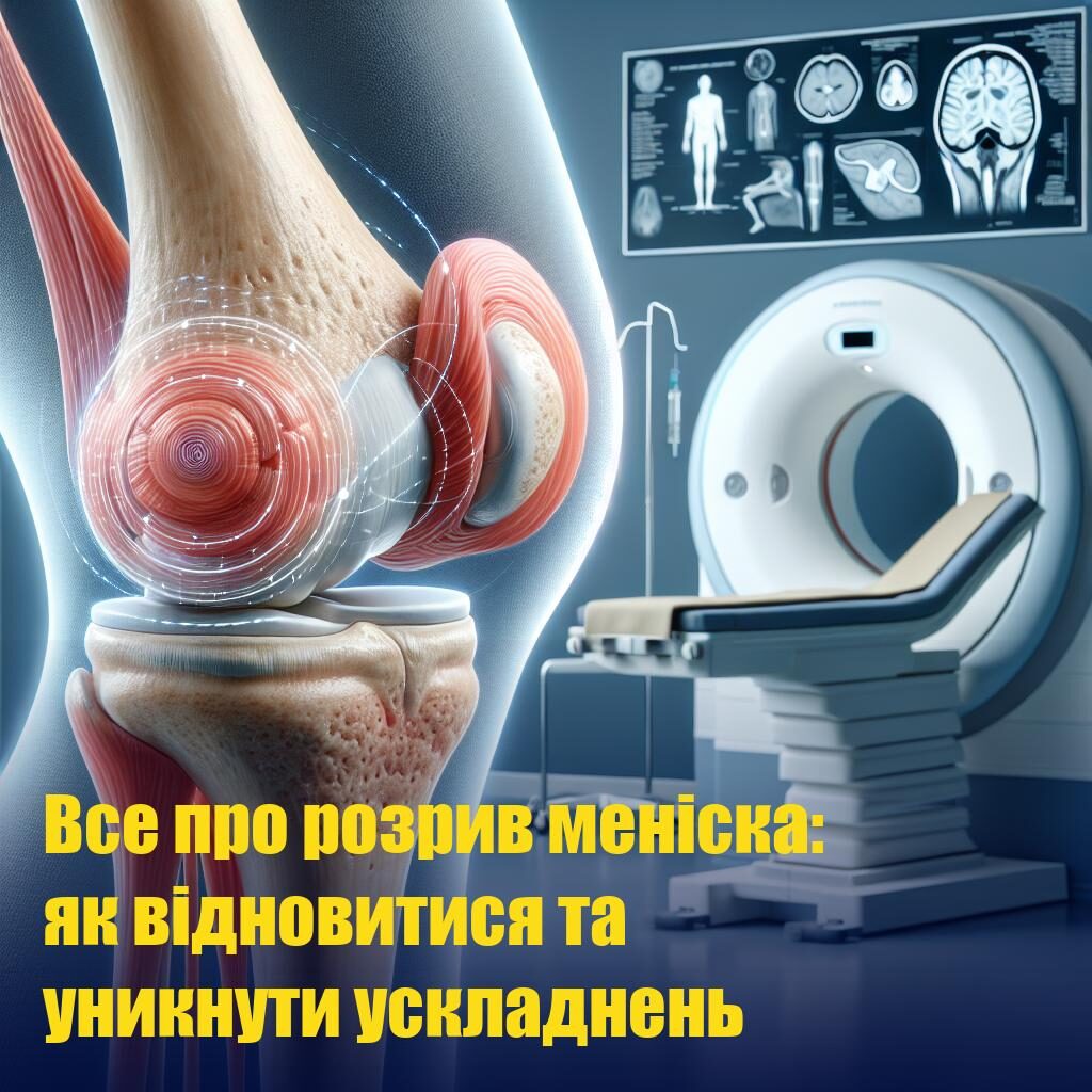 Все про розрив меніска: як відновитися та уникнути ускладнень