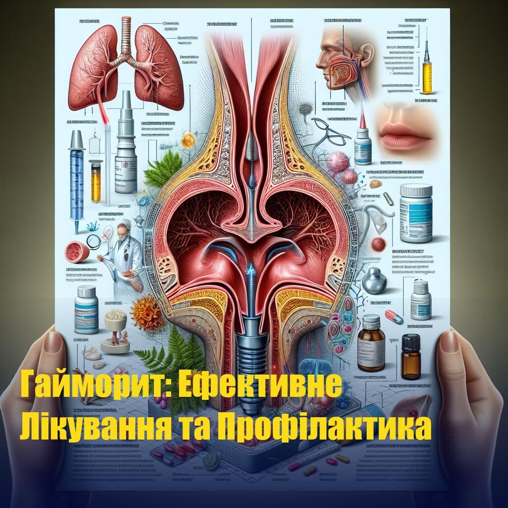 Гайморит: Ефективне Лікування та Профілактика
