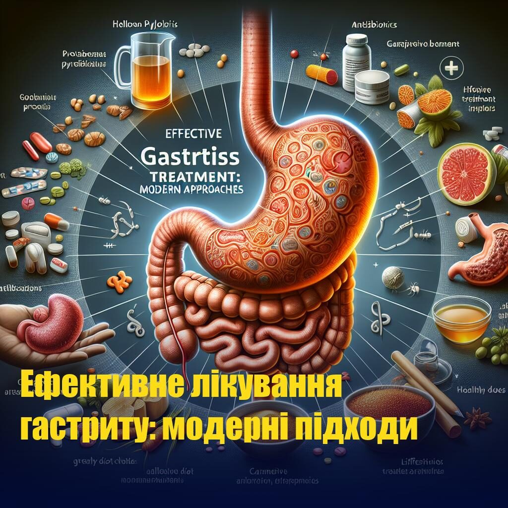 Ефективне лікування гастриту: новітні підходи