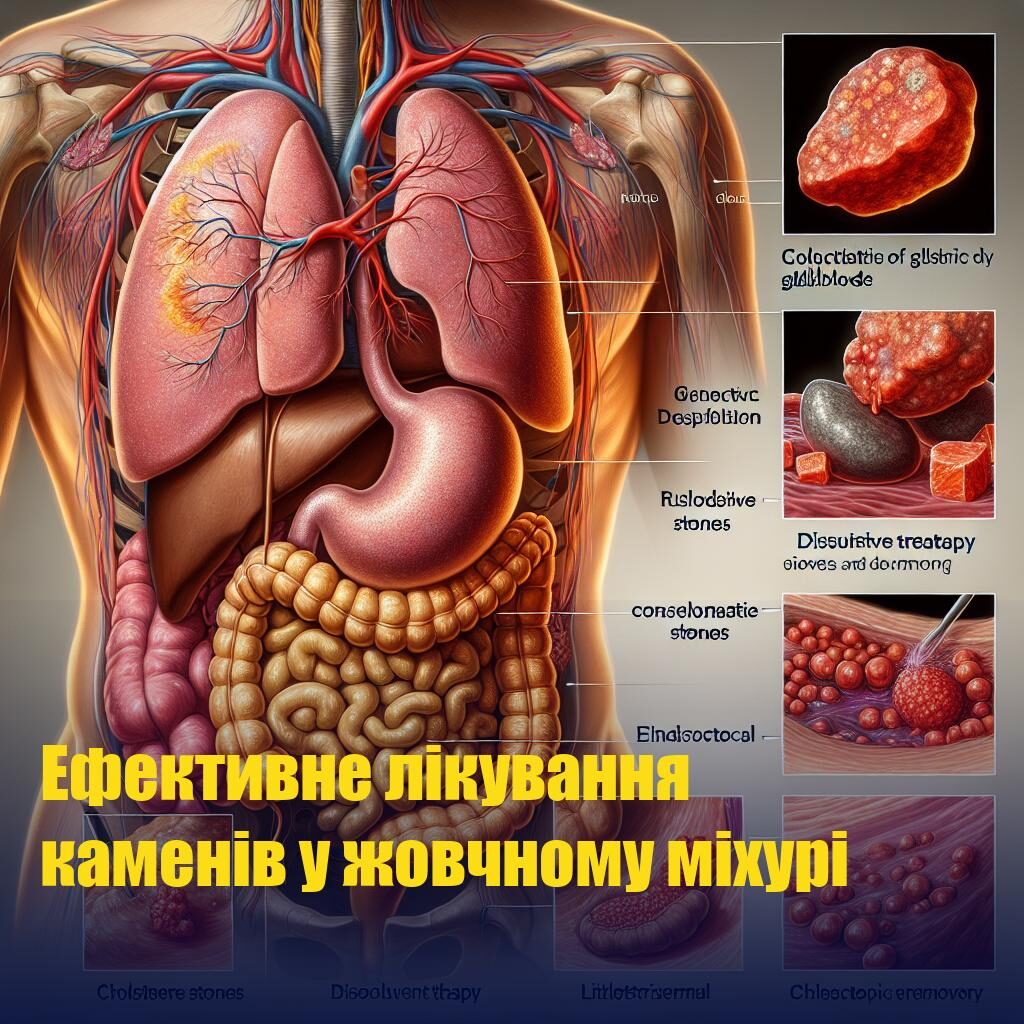Ефективне лікування каменів у жовчному міхурі