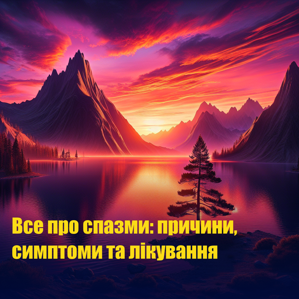 Все про спазми: причини, симптоми та лікування