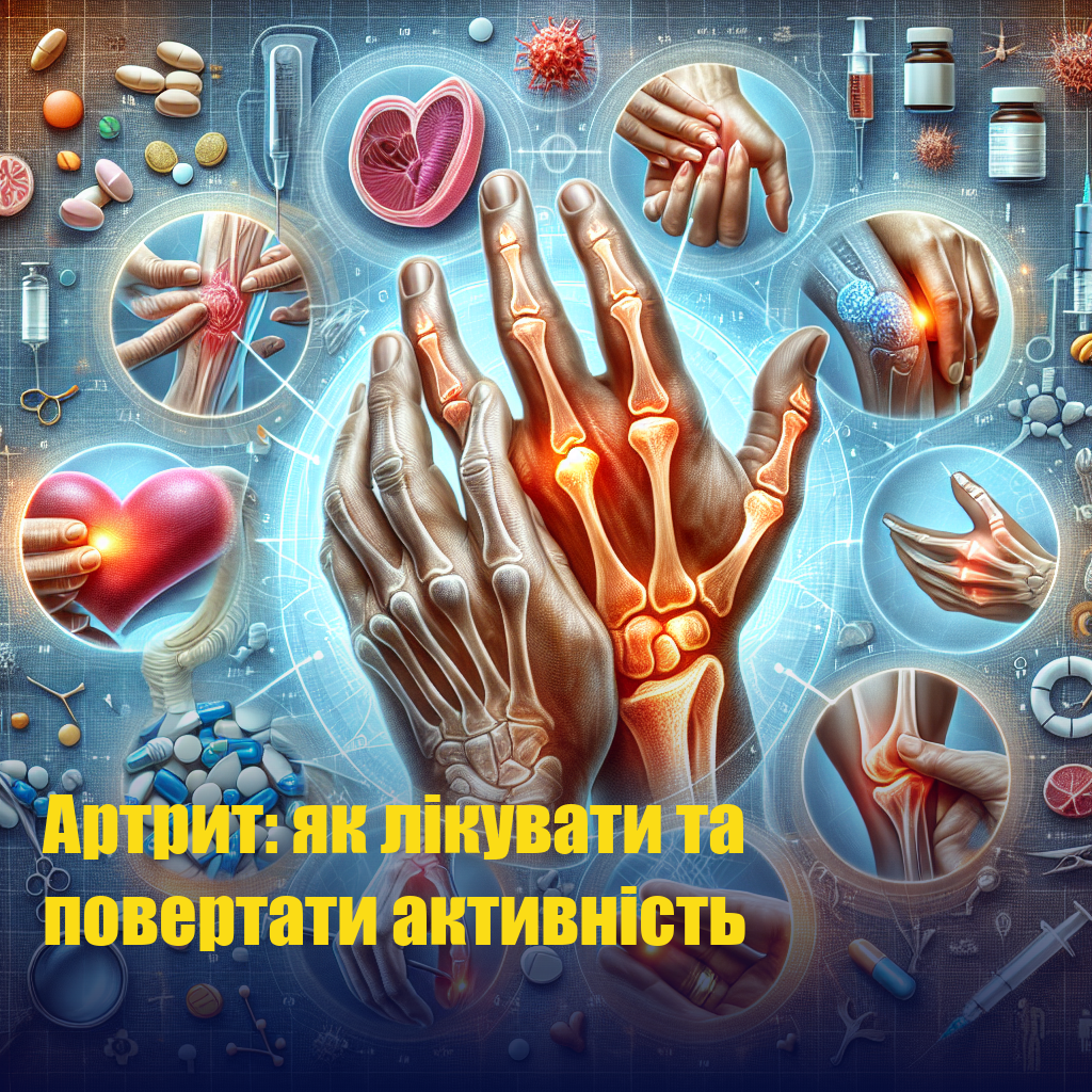 Артрит: як лікувати та повертати активність