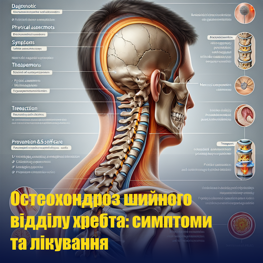 Остеохондроз шийного відділу хребта: симптоми та лікування