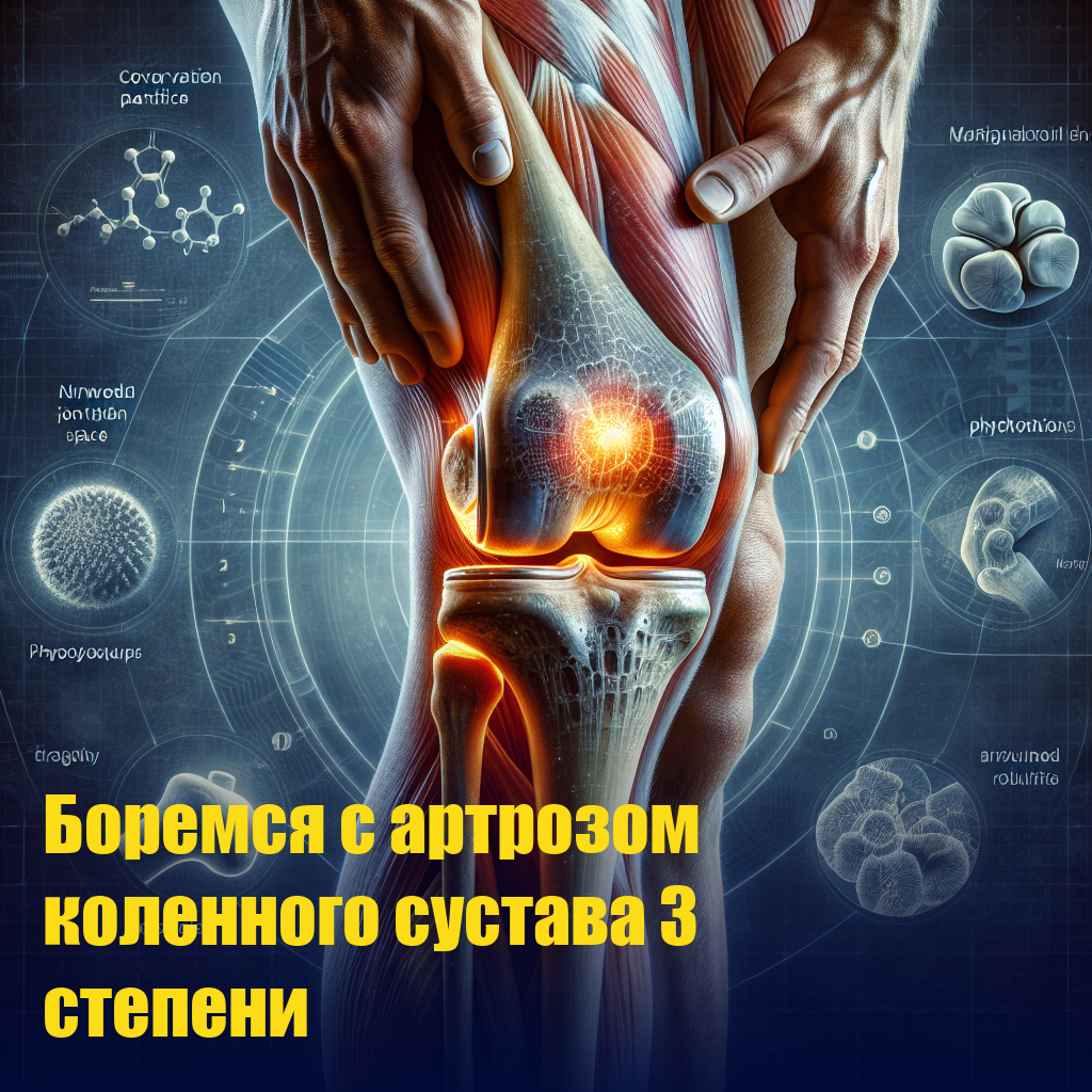 Боремся с артрозом коленного сустава 3 степени