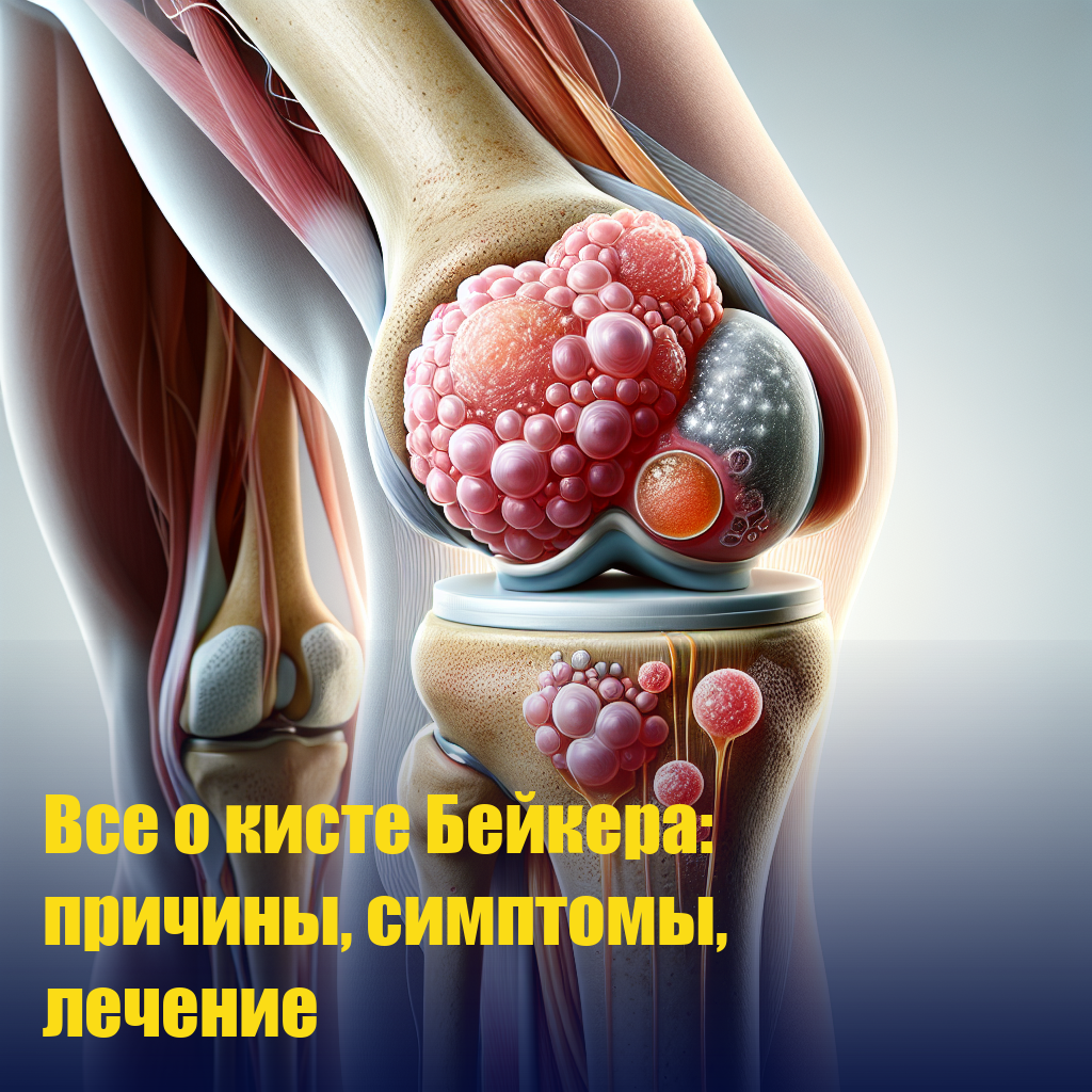 Все о кисте Бейкера: причины, симптомы, лечение