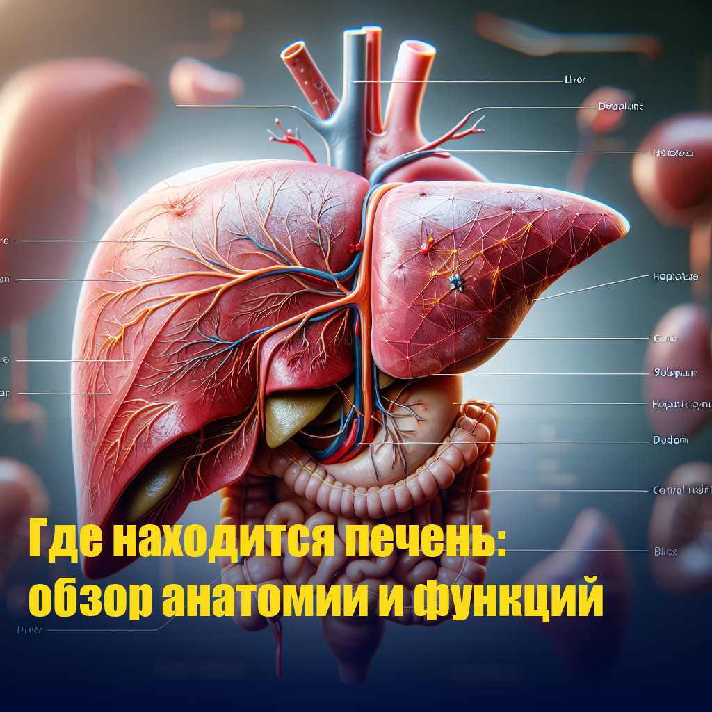 Где находится печень у человека: точное расположение, анатомия и функции