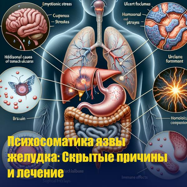 Психосоматика язвы желудка: Скрытые причины и лечение