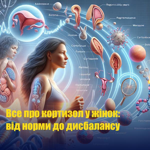 Все про кортизол у жінок: від норми до дисбалансу