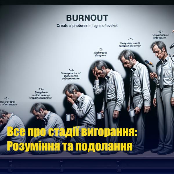Все про стадії вигорання: Розуміння та подолання